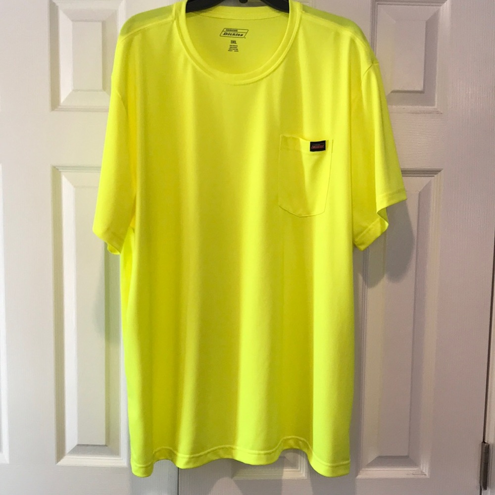 Dickies Safety Yellow Short Sleeve Shirt 3XL